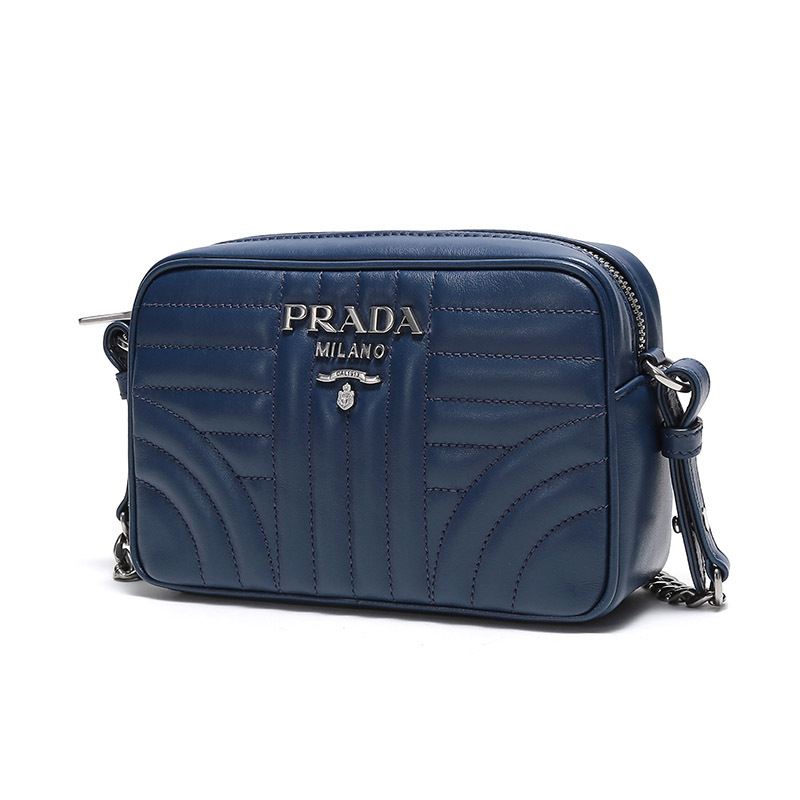 PRADA 普拉达 女士牛皮相机包单肩斜挎包 1BH084 2D91