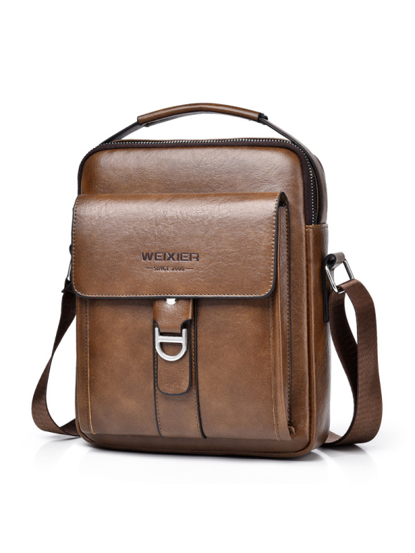 男士包包斜挎包男款高级感商务通勤单肩差包防水斜挎包男包