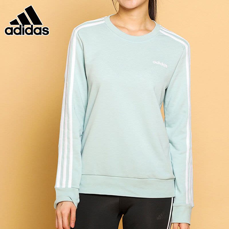 Adidas阿迪达斯2020秋季新款女子圆领套头衫运动服卫衣上衣FL9205图片