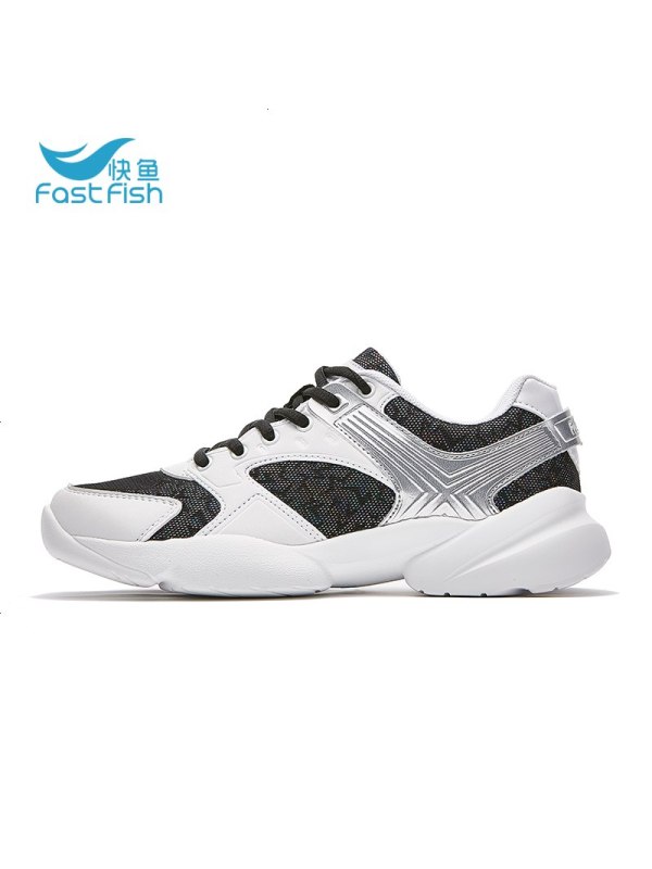 快鱼运动鞋女2018夏季新款原宿百搭ins休闲跑步小白鞋子学生