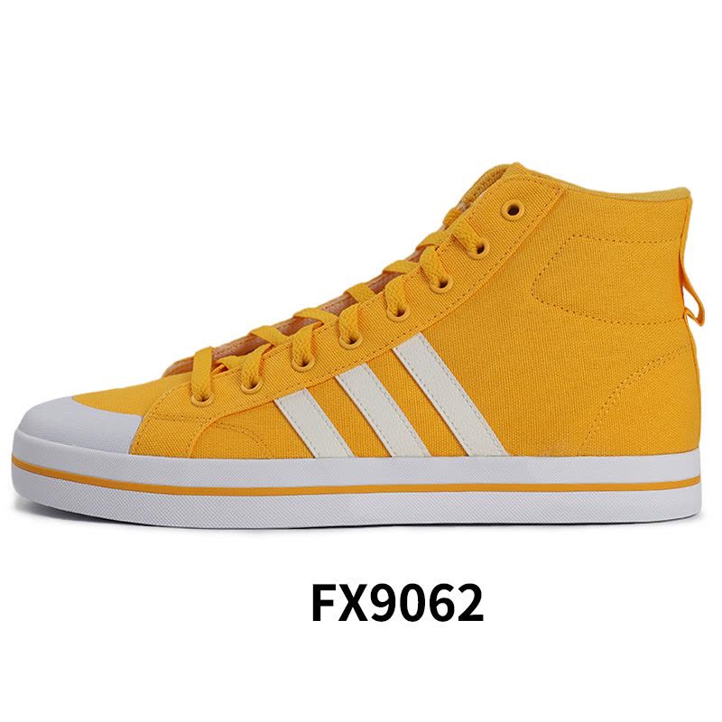 阿迪达斯男鞋旗舰正品NEO高帮帆布鞋运动休闲鞋板鞋男FX9062图片