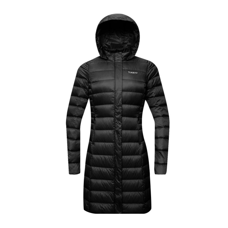 探路者(toread)户外运动羽绒服19户外女式中长款超轻羽绒服tadh92718