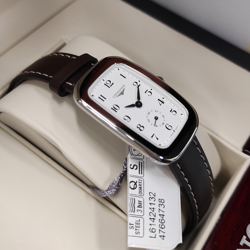 预售款浪琴longines瑞士手表石英表女l61424132商务时尚皮带腕表