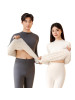 100%羊毛填充贴片保暖内衣女男加绒加厚保暖套装冬季情侣秋衣秋裤