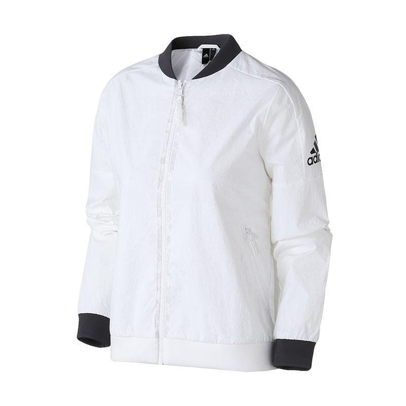 ,adidas阿迪达斯女子夹克外套立领休闲运动服DM5258