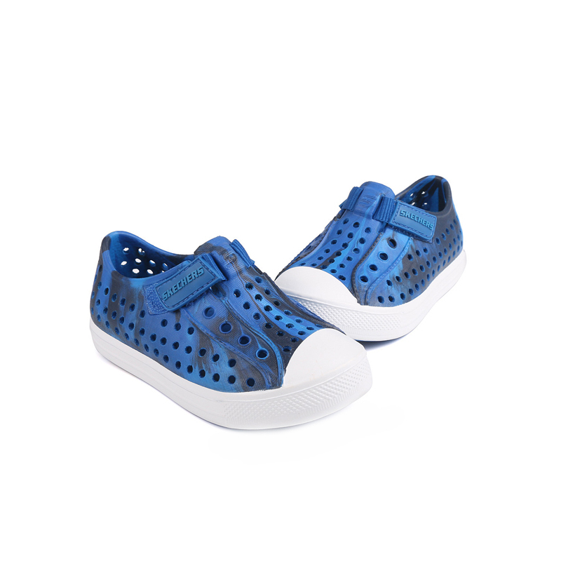 skechers斯凯奇童鞋男童洞洞鞋凉鞋92115N-RYBK