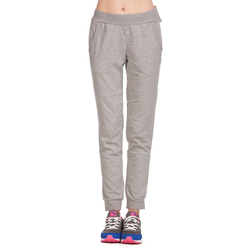 安踏运动裤女长裤收口卫裤新款韩版修身小脚裤女士卫裤收脚休闲裤