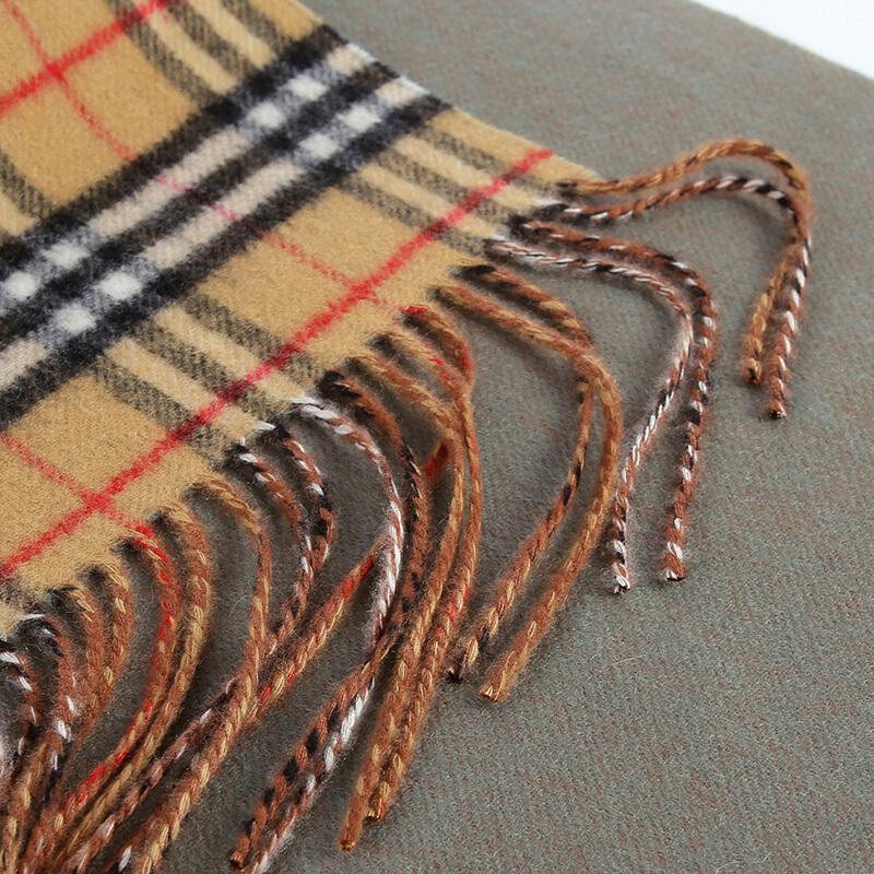 BURBERRY 博柏利 中性款羊绒双面两用围巾