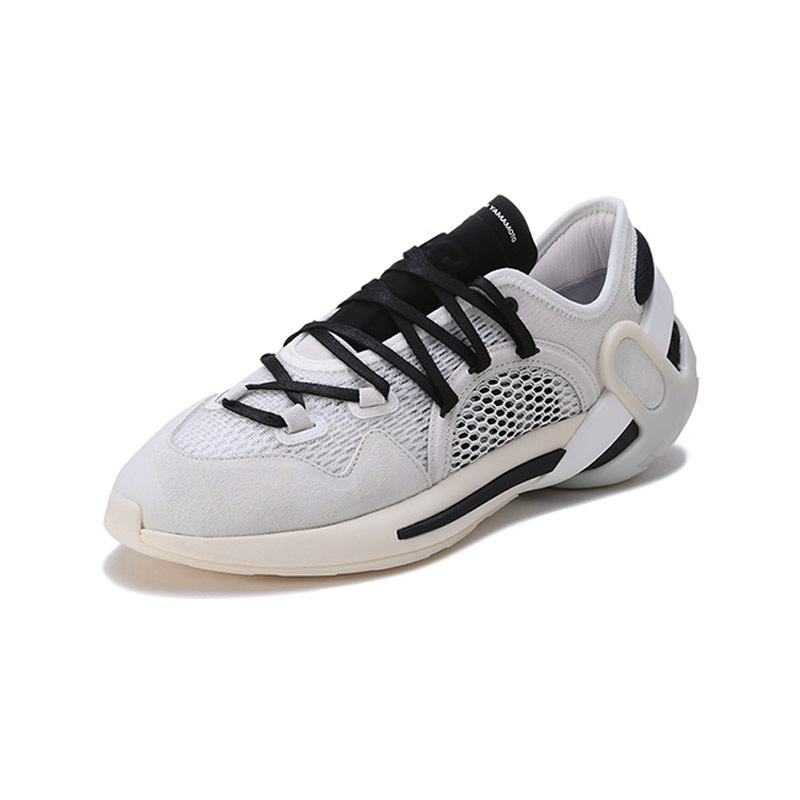 Y-3 男女同款织物配皮IDOSO BOOST网眼系带休闲运动鞋轨道GW8644