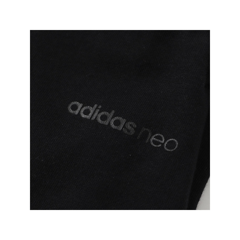 【自营】adidas阿迪达斯NEO男子休闲运动短裤DU4399 L DU4399黑/白