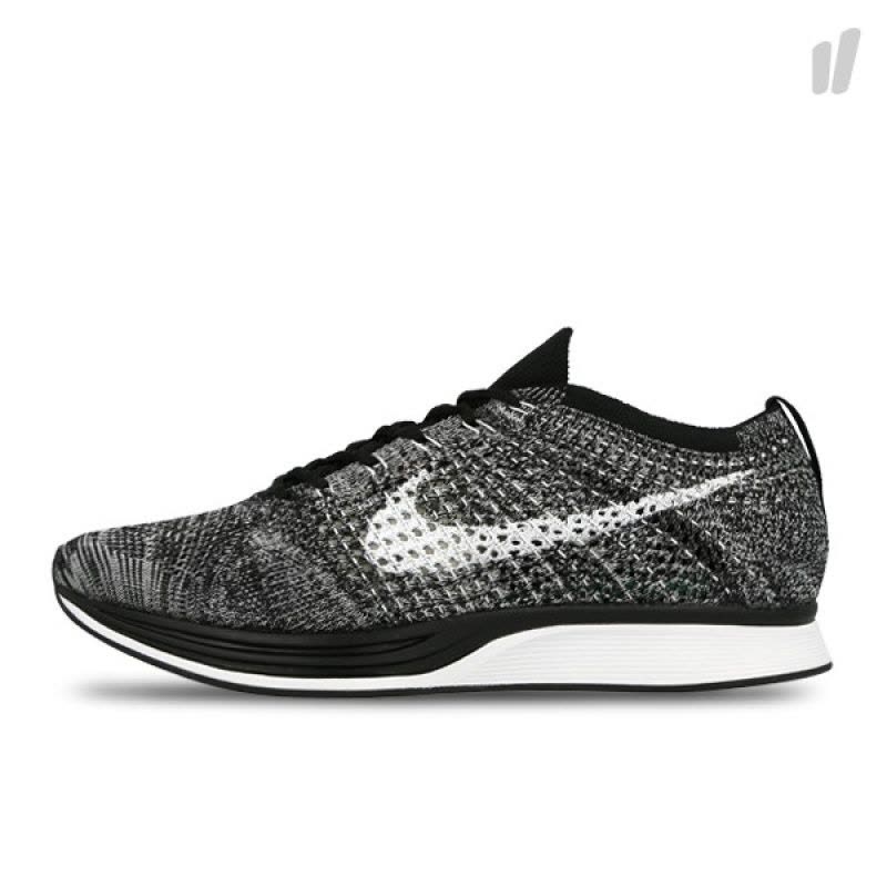 NikeFlyknitRacer黑白奥利奥飞线男鞋休闲跑步鞋526628-012图片