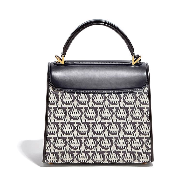 预订FERRAGAMO BOXYZ 老花款 手提单肩斜挎包21H849 牛皮革\织物图片