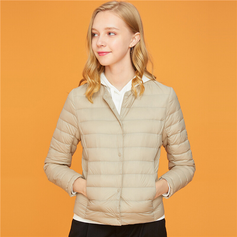 佐丹奴羽绒服女装新款白鸭绒轻薄冬季羽绒外套女长袖05379728