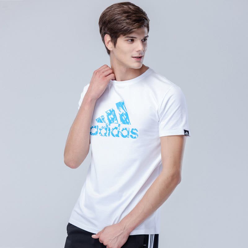 正品阿迪达斯adidas跆拳道新款男装短袖运动休闲T恤_4图片