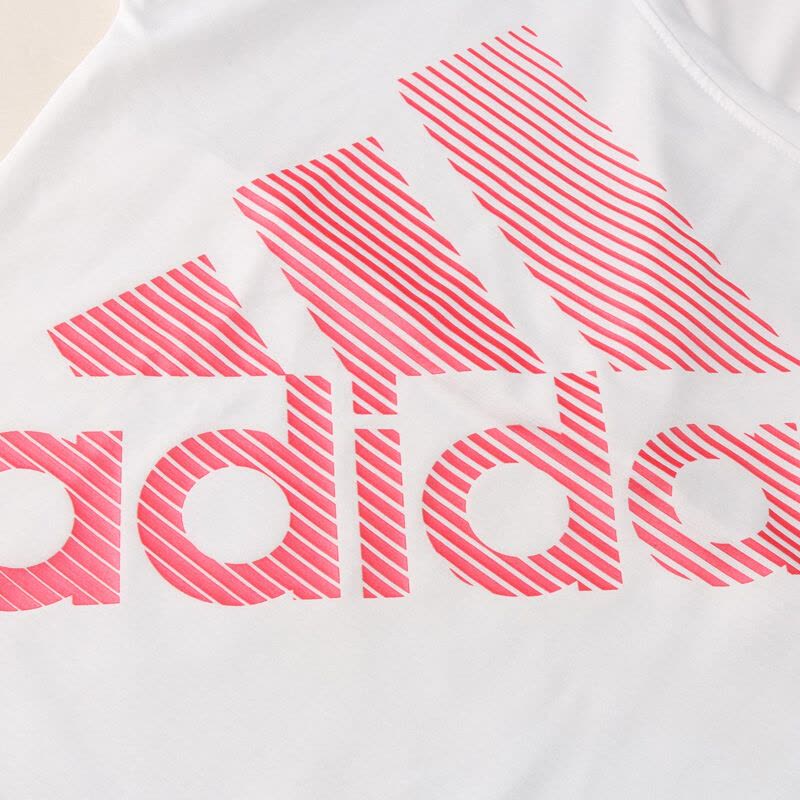 adidas阿迪达斯女T恤运动休闲训练针织透气圆领短袖-B30566图片