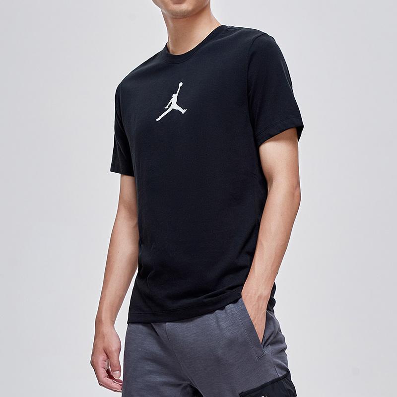 NIKE男装短袖T恤Jordan经典LOGO圆领套头针织运动服BQ6741