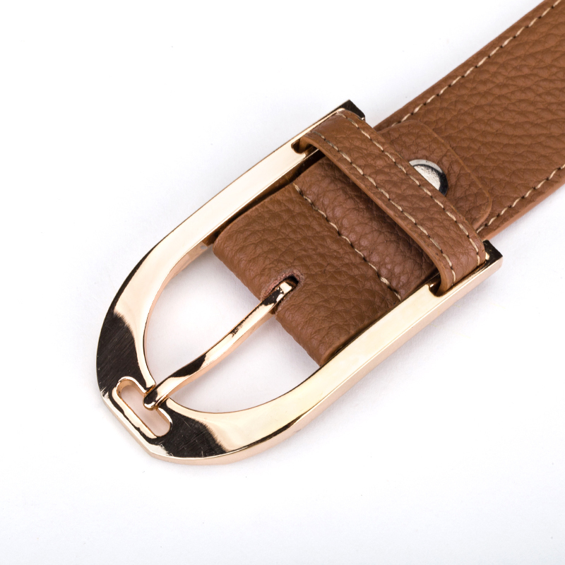 柒牌seven男子休闲针扣针式商务休闲青年韩版潮皮带牛皮白搭腰带裤带