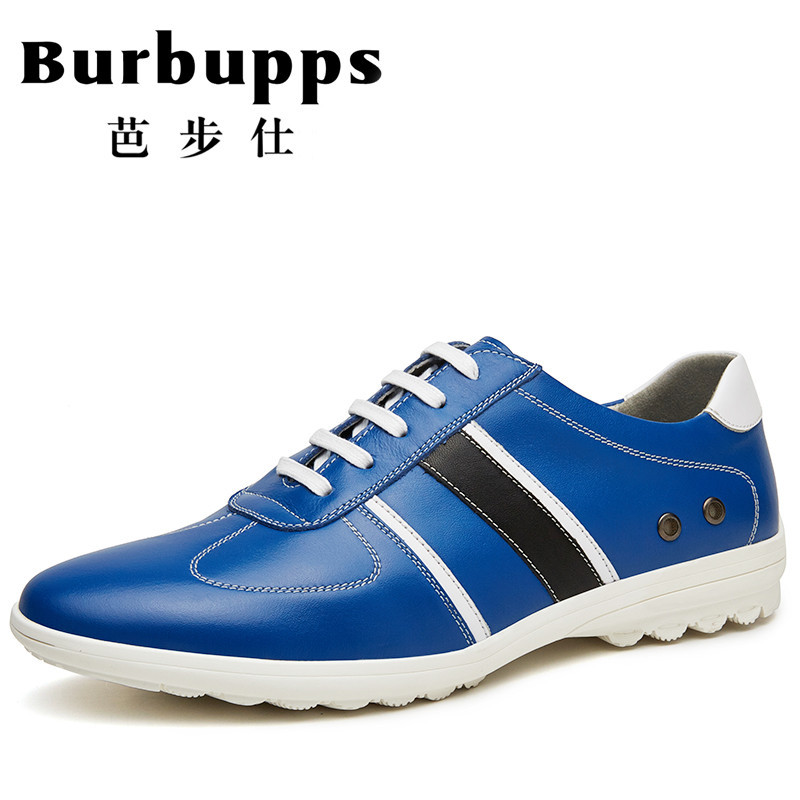 法国Burbupps芭步仕 2019春季尚新潮鞋男鞋英伦真皮运动鞋休闲皮鞋舒适鞋子男