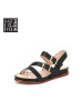 SATURDAYMODE牛皮革平跟圆头时尚凉鞋MD6211S171