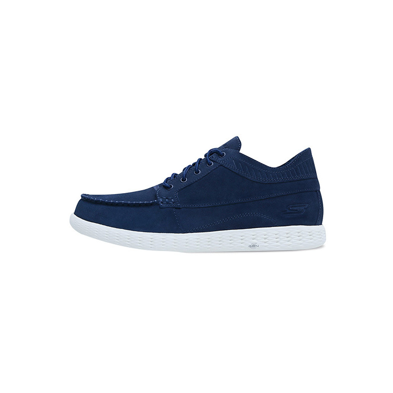 SKECHERS斯凯奇男士轻质毛里系带船鞋53692-NVY