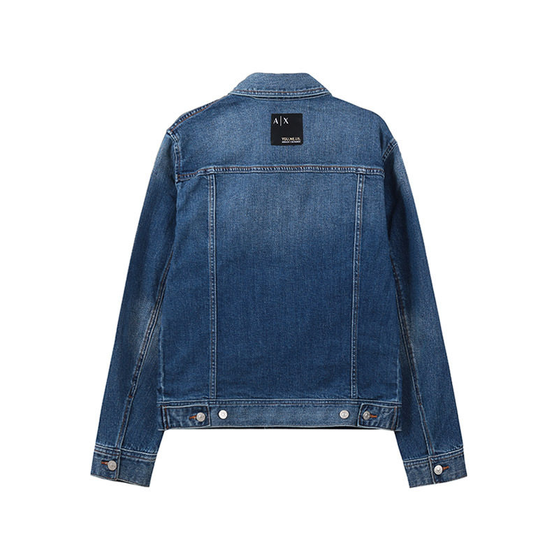 阿玛尼 ARMANI EXCHANGE 男士休闲牛仔长袖外套6LZBP1 Z1VDZ