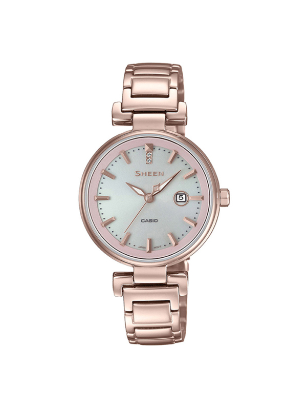 casio卡西欧石英表女sheen系列日韩品牌商务休闲时尚女士腕表shs4524