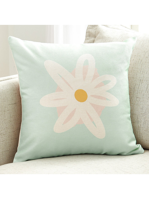 Ceba加厚亚麻布艺抱枕客厅大号靠垫沙发办公室床头靠枕腰枕简约靠背套