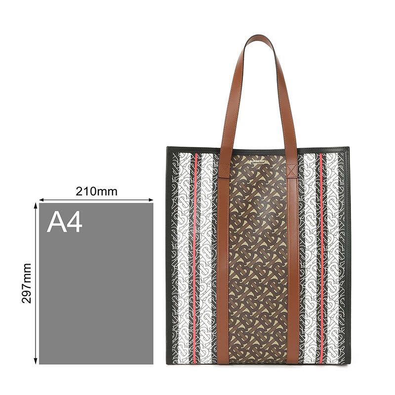 预售BURBERRY 博柏利 TB专属标识 竖版TOTE托特包 单肩包 手提包 TB标识TB LOGO织物8021486图片