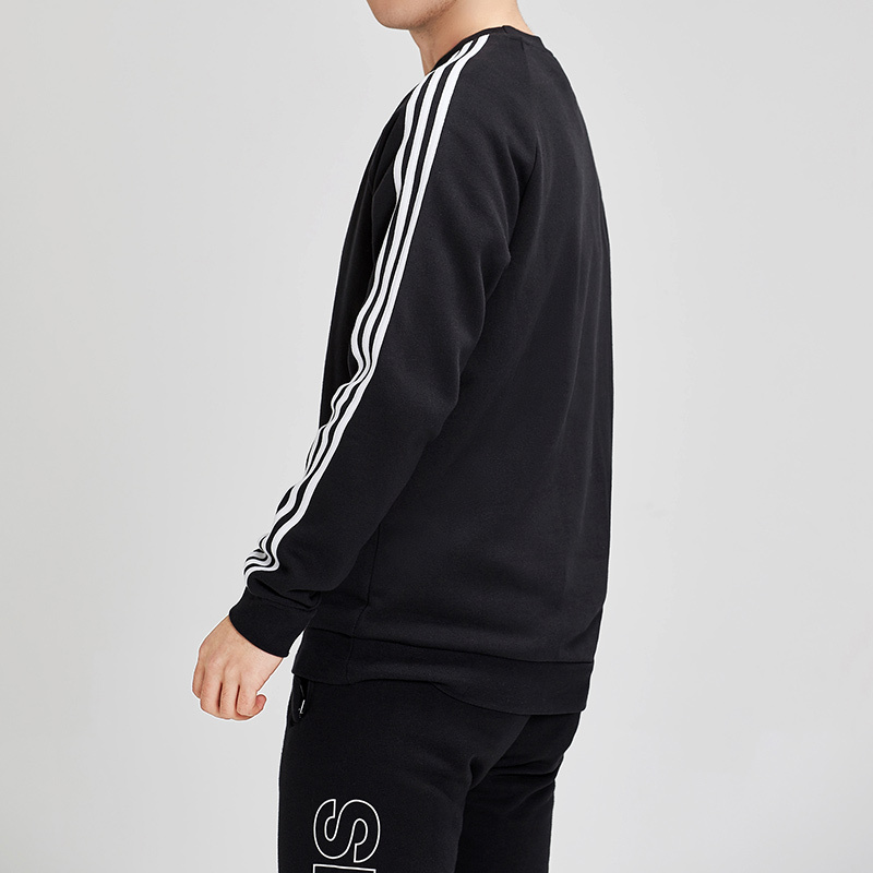 Adidas阿迪达斯三叶草男装运动服圆领套头加绒卫衣DV1555