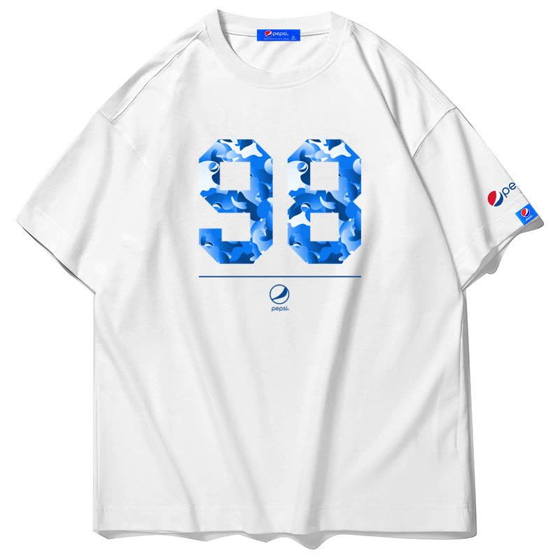 Pepsi/百事 男女同款休闲时尚潮流宽松短款T恤BST-2106图片
