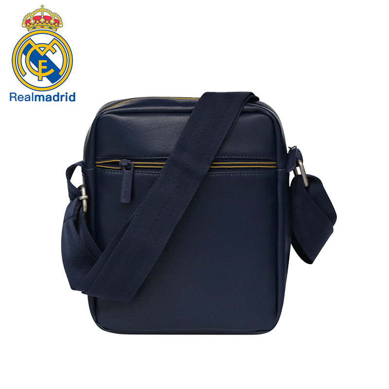 皇家马德里Realmadrid官方正品时尚男女士多功能大容量手提运动户外健身训练商旅行电脑单肩小挎书包背包蓝色