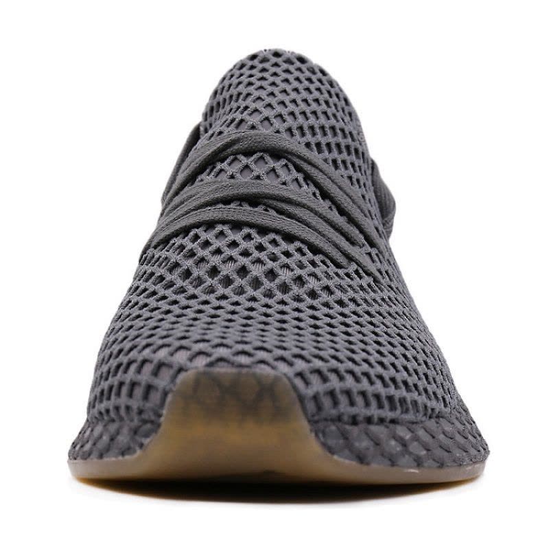 阿迪达斯三叶男鞋DEERUPT灰网格透气休闲鞋-CQ2627图片