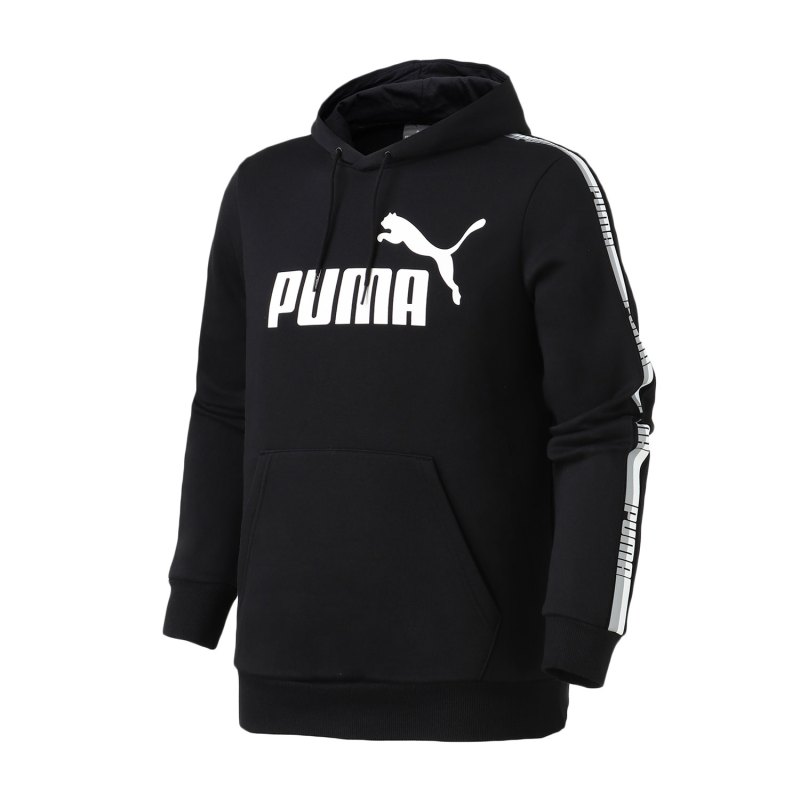 【自营】PUMA彪马卫衣男装加绒保暖运动服休闲套头衫852416 L 85241601黑色
