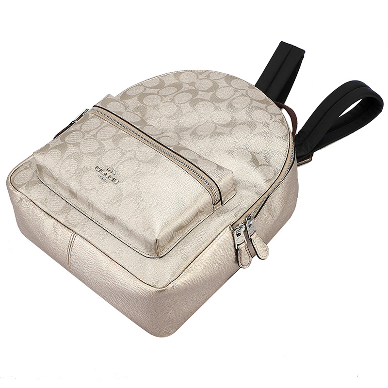 coach蔻驰双肩包女士pvc女双肩包f39510svpl