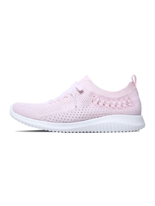 Skechers斯凯奇 女鞋一脚套休闲鞋 透气轻便编织布休闲鞋 66666144