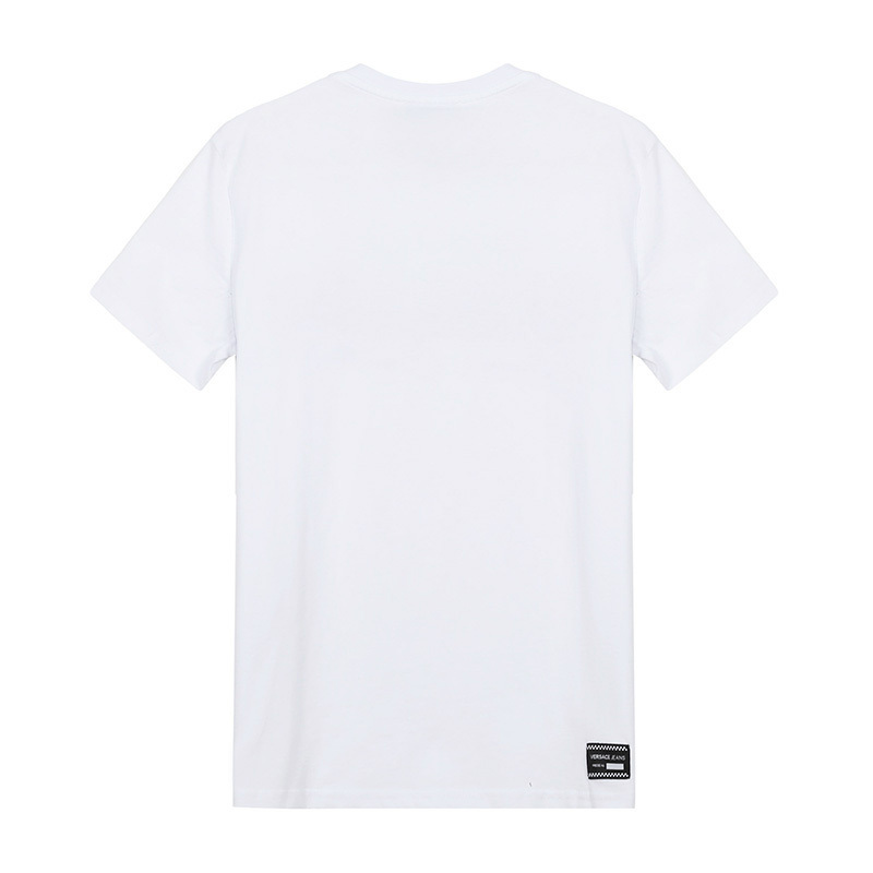 Versace JEANS 范思哲 女士铆钉图案棉质圆领短袖T恤 B2HTA7T9 36255