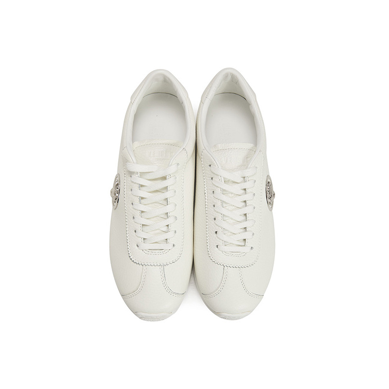 19ss新品versusversace范思哲男士经典狮头牛皮革低帮休闲鞋