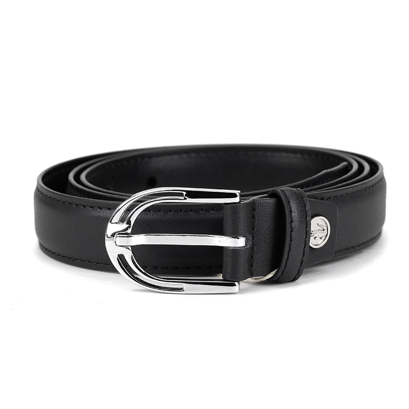 卡帝乐鳄鱼正品女式皮带真皮针带休闲百搭韩版牛皮腰带dpa1sm7064e