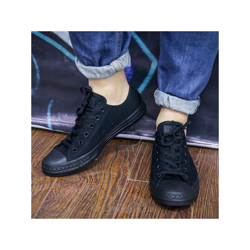 CONVERSE匡威男鞋女鞋常青款低帮系带情侣休闲帆布鞋1Z635图片