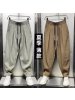 休闲裤男士痞帅阔腿潮流宽松褶皱哈伦萝卜裤