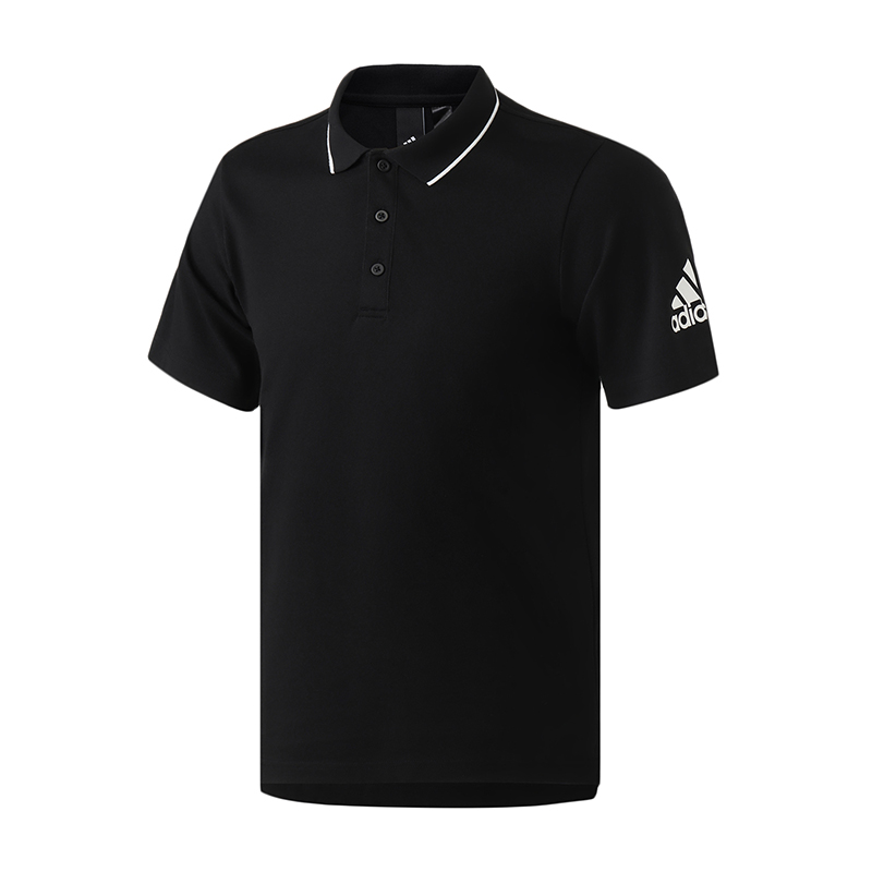 阿迪达斯男服短袖POLO衫翻领休闲运动服DV0946