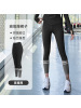 V领裸感瑜伽服无缝弹力高腰提臀健身套装跑步运动骑行服