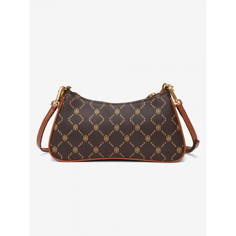 mirgamkosel网红小mk女包meredith手袋经典老花金属链条腋下包单肩斜