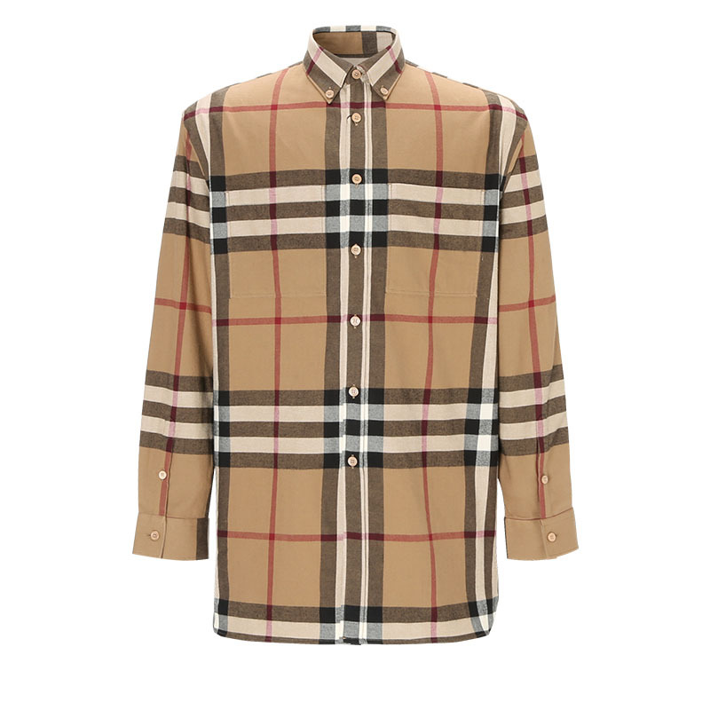 博柏利 BURBERRY VINTAGE 长袖衬衫 经典格纹棉质 男女同款衬衫 4565531