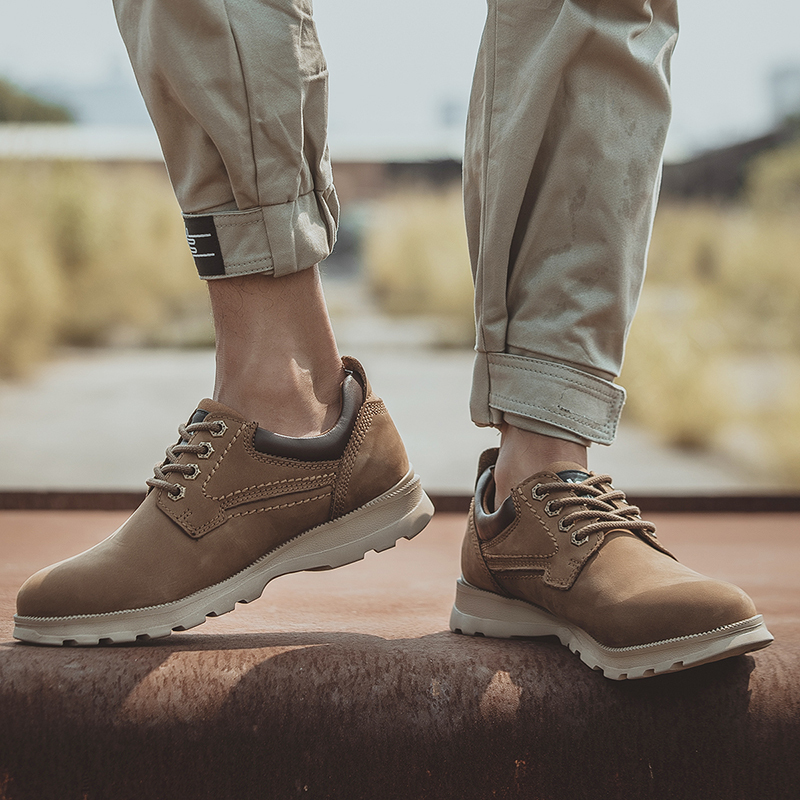 jeep吉普男鞋工装复古英伦时尚潮流男士休闲皮鞋