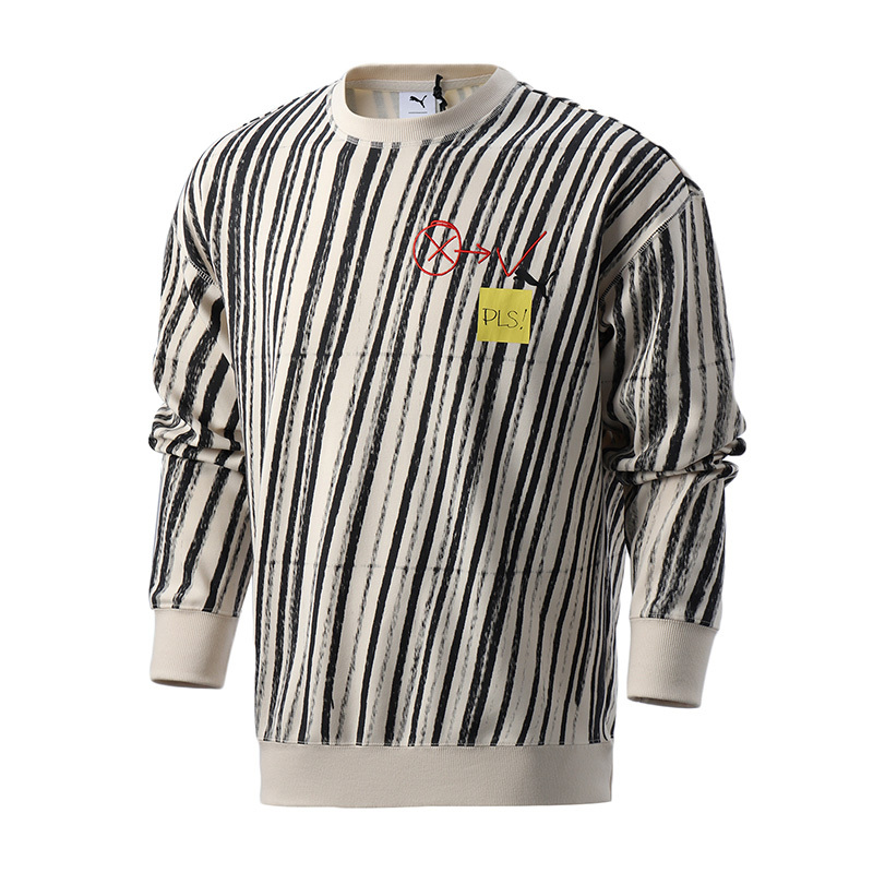 PUMA黑标男装 MICHAEL LAU运动服休闲针织圆领卫衣530359