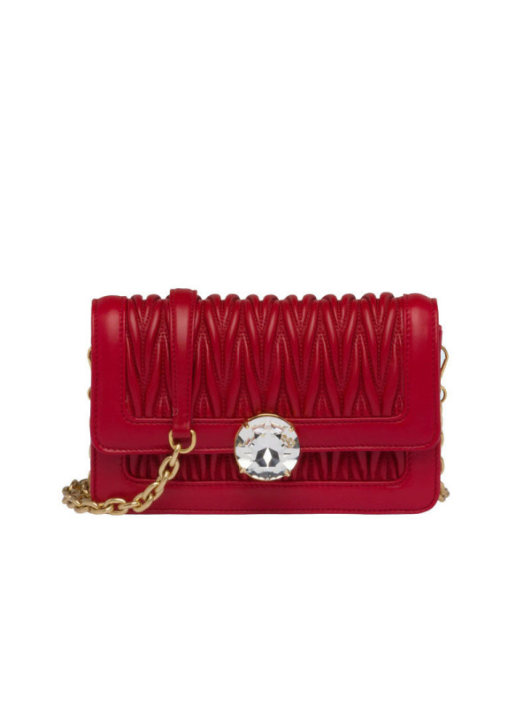 【预定】MIU MIU/缪缪 MATELASS? 皮革手袋 5BP011 CHH