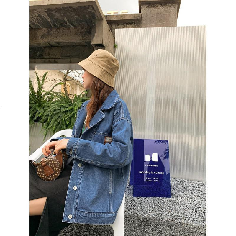 OtherMix宽松韩版牛仔外套牛年限定IP联名春季女2021新款初春上衣