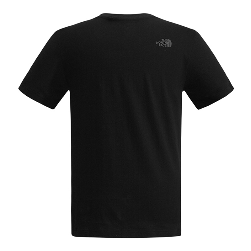 北面（TheNorthFace）户外男式圆领大LOGO短袖T恤A9UP