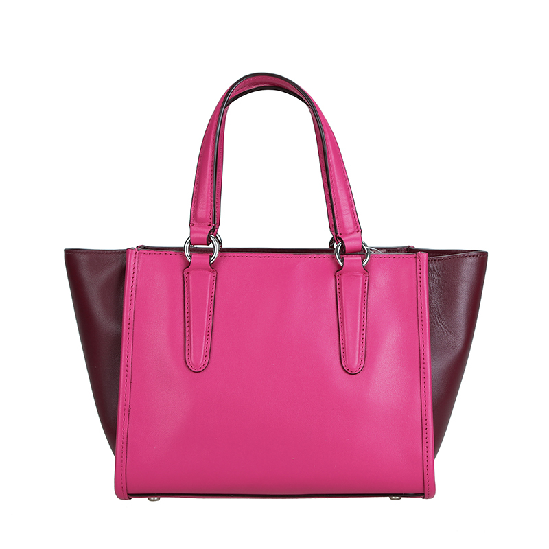 COACH/蔻驰 女包拼色迷你手拎斜挎蝙蝠包 38291 (32)22.5x18x14CM